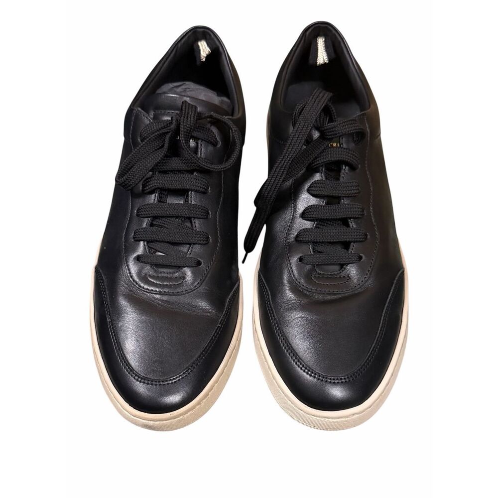 Officine Creative - Kris Lux Aero Leather Sneakers in Black NWT Size 41/US 8